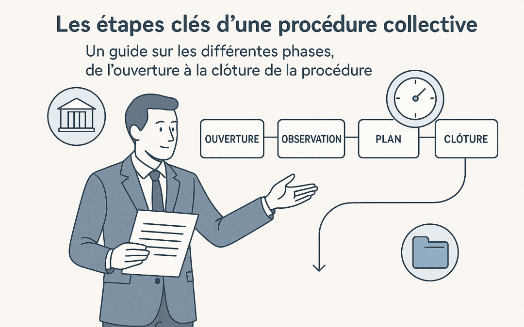 La procédure collective d&rsquo;une entreprise en difficulté : de l’ouverture à la clôture