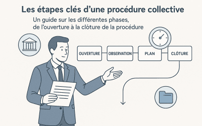 La procédure collective d&rsquo;une entreprise en difficulté : de l’ouverture à la clôture