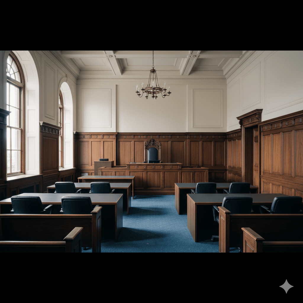 salle audience vide alt="bail commercial clause résolutoire exception inexécution"
